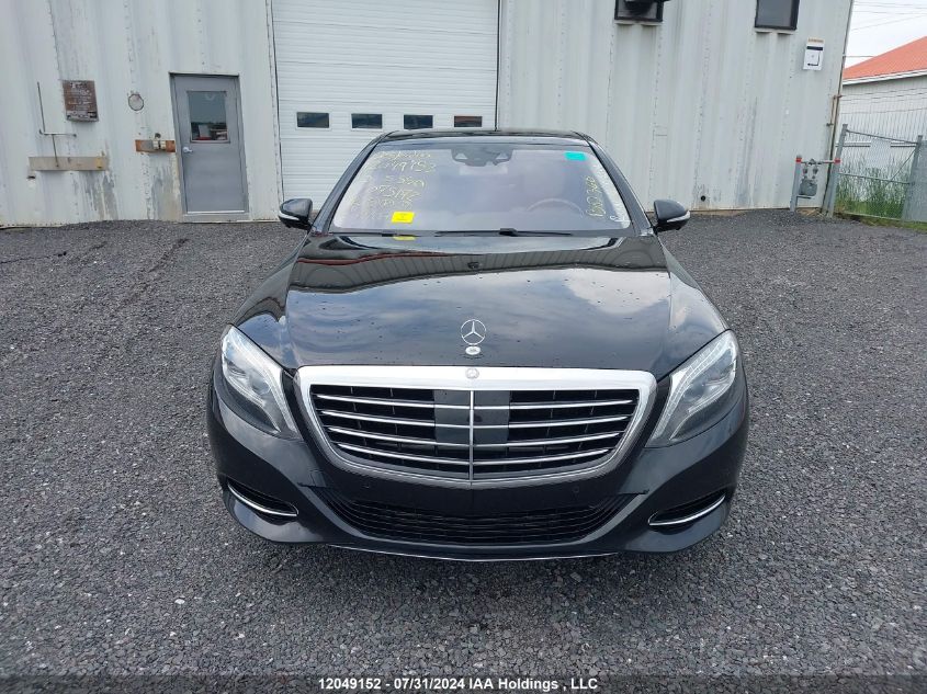 2015 Mercedes-Benz S 550 4Matic VIN: WDDUG8FBXFA075172 Lot: 12049152