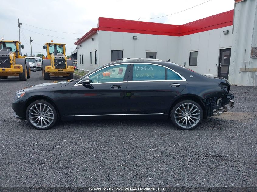 2015 Mercedes-Benz S 550 4Matic VIN: WDDUG8FBXFA075172 Lot: 12049152