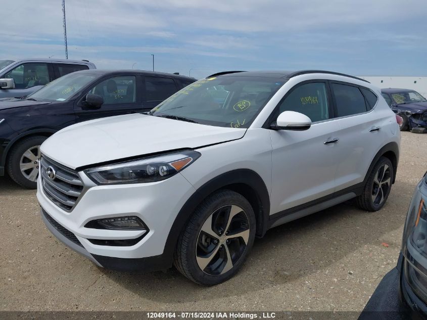 2017 Hyundai Tucson Limited/Sport And Eco/Se VIN: KM8J3CA2XHU544499 Lot: 12049164