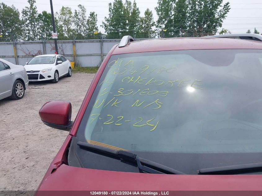 2014 Jeep Cherokee Limited VIN: 1C4PJLDB5EW301800 Lot: 12049180