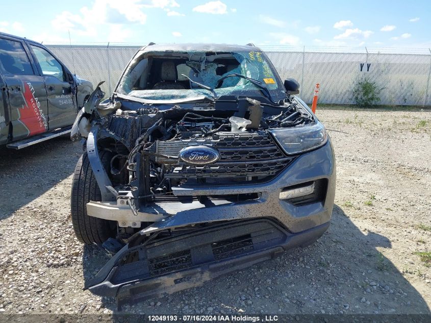 2021 Ford Explorer Xlt VIN: 1FMSK8DH8MGA73949 Lot: 12049193