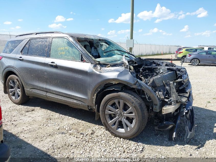 2021 Ford Explorer Xlt VIN: 1FMSK8DH8MGA73949 Lot: 12049193