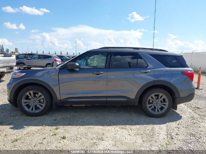 2021 Ford Explorer Xlt VIN: 1FMSK8DH8MGA73949 Lot: 12049193