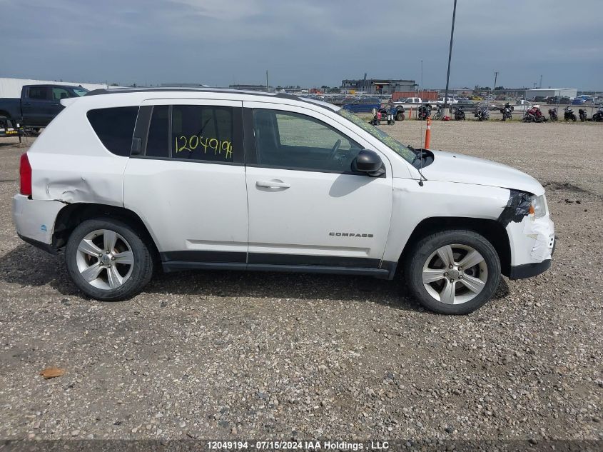 2013 Jeep Compass VIN: 1C4NJDAB4DD259194 Lot: 12049194