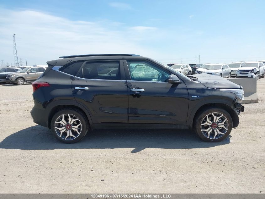 2021 Kia Seltos VIN: KNDETCA25M7201405 Lot: 12049196