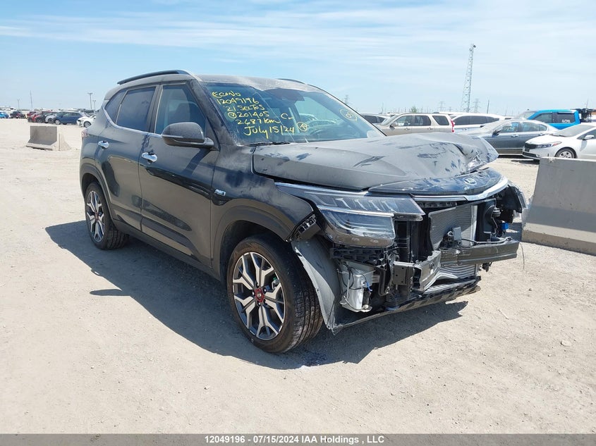 2021 Kia Seltos VIN: KNDETCA25M7201405 Lot: 12049196