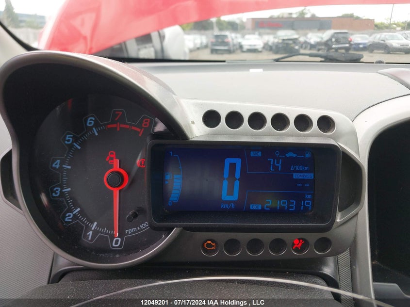 2013 Chevrolet Sonic VIN: 1G1JD6EH3D4209962 Lot: 12049201