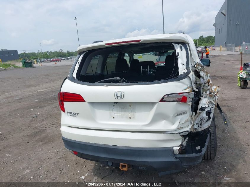 2017 Honda Pilot VIN: 5FNYF6H38HB507566 Lot: 12049206