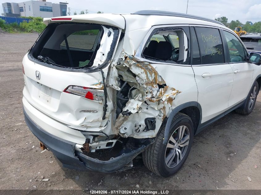 2017 Honda Pilot VIN: 5FNYF6H38HB507566 Lot: 12049206