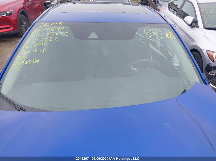 2020 Honda Civic VIN: 2HGFC2F71LH032622 Lot: 12049207