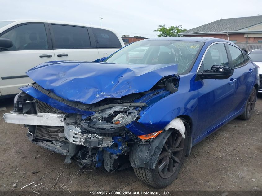 2020 Honda Civic VIN: 2HGFC2F71LH032622 Lot: 12049207