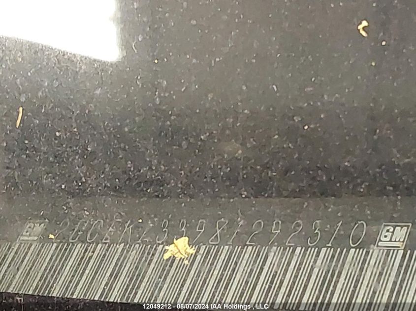 2008 Chevrolet Silverado 1500 VIN: 2GCEK133981292310 Lot: 12049212