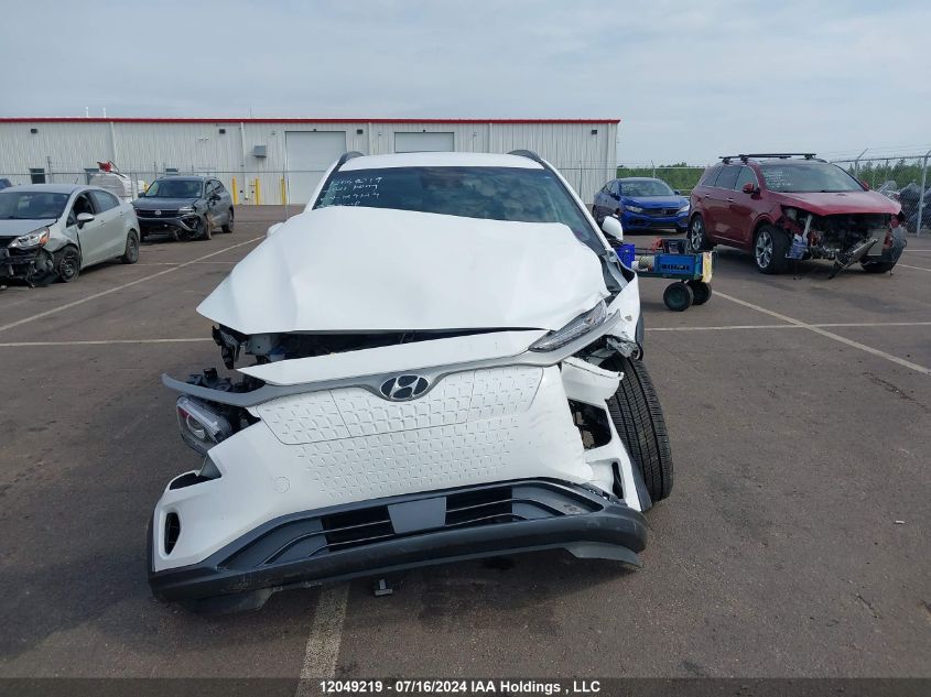 2021 Hyundai Kona Sel VIN: KM8K23AGXMU129129 Lot: 12049219