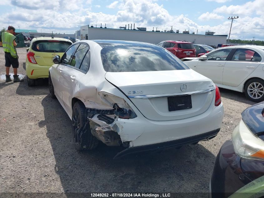 2017 Mercedes-Benz C 300 4Matic VIN: 55SWF4KB9HU187362 Lot: 12049252