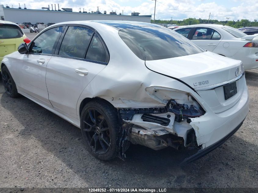 2017 Mercedes-Benz C 300 4Matic VIN: 55SWF4KB9HU187362 Lot: 12049252