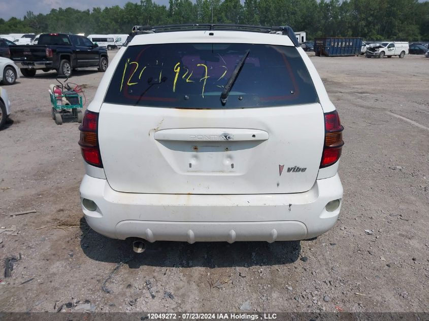 2005 Pontiac Vibe VIN: 5Y2SL63805Z421613 Lot: 12049272