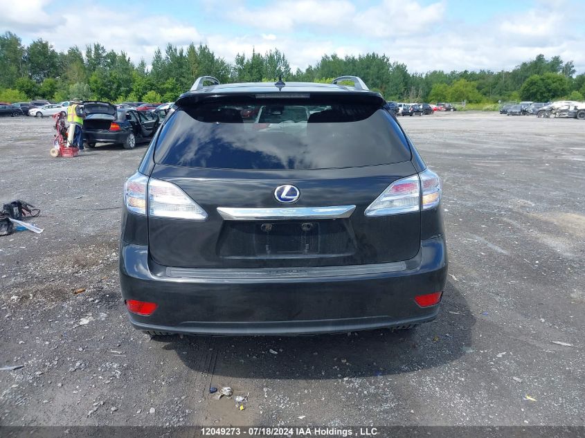 2012 Lexus Rx 450H VIN: JTJBC1BA7C2430495 Lot: 12049273