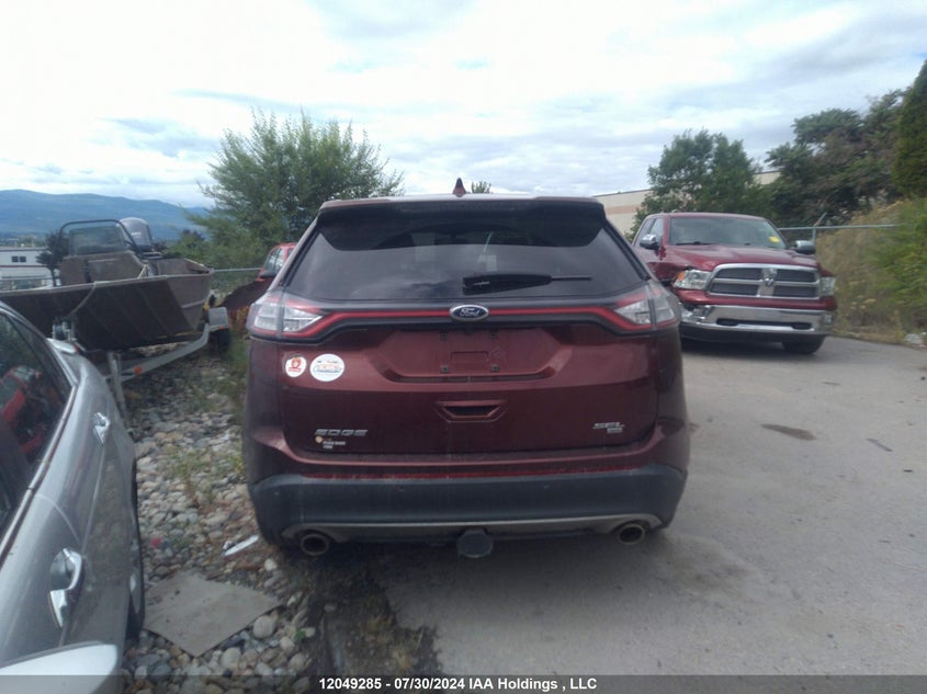 2015 Ford Edge Sel VIN: 2FMTK4J85FBB18504 Lot: 12049285