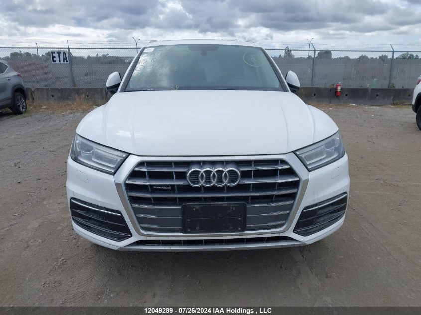 2019 Audi Q5 VIN: WA1BNAFY1K2078186 Lot: 12049289