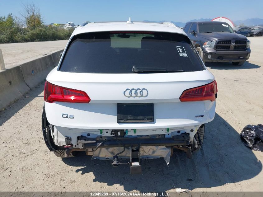 2019 Audi Q5 VIN: WA1BNAFY1K2078186 Lot: 12049289