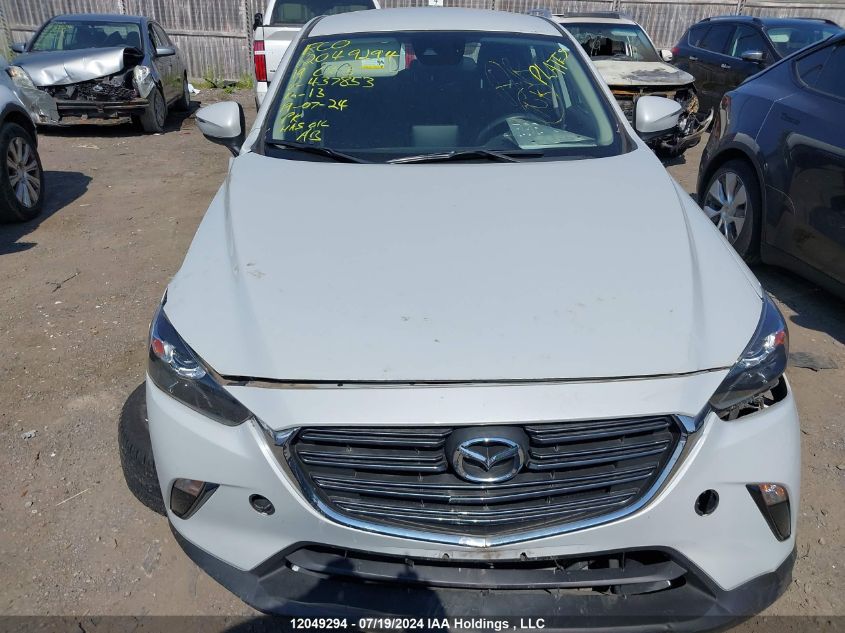2019 Mazda Cx-3 VIN: JM1DKFC78K0437853 Lot: 12049294