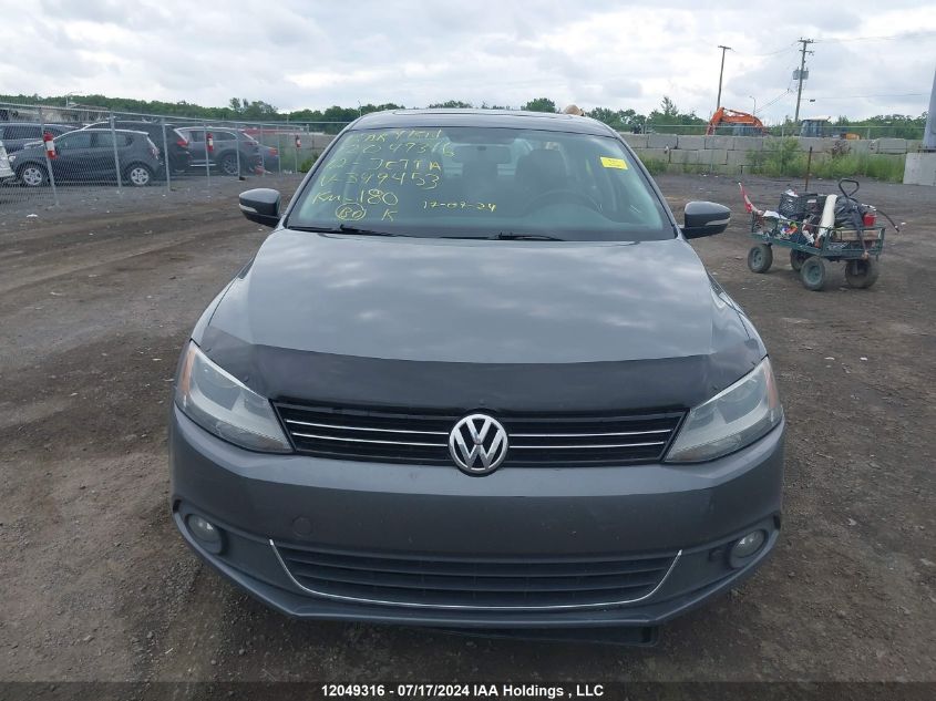 2012 Volkswagen Jetta Sedan VIN: 3VWWL7AJ4CM349453 Lot: 12049316