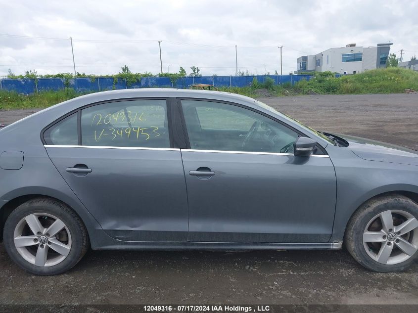 2012 Volkswagen Jetta Sedan VIN: 3VWWL7AJ4CM349453 Lot: 12049316