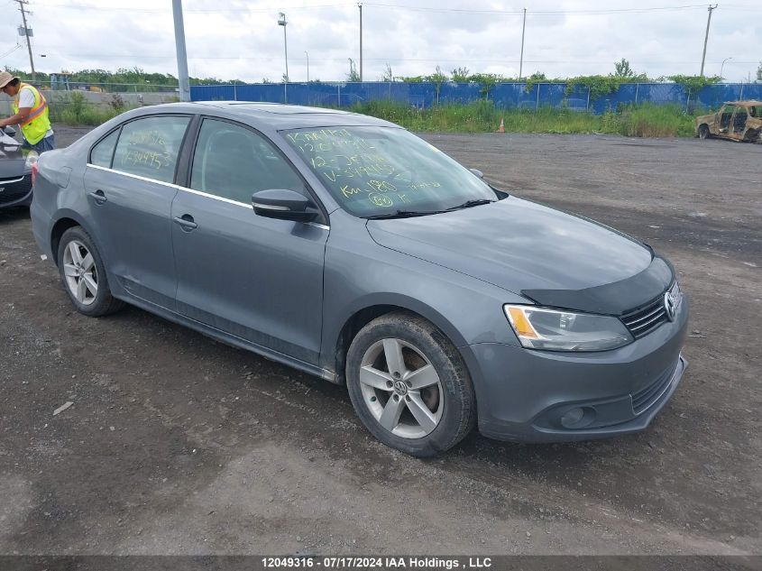 2012 Volkswagen Jetta Sedan VIN: 3VWWL7AJ4CM349453 Lot: 12049316