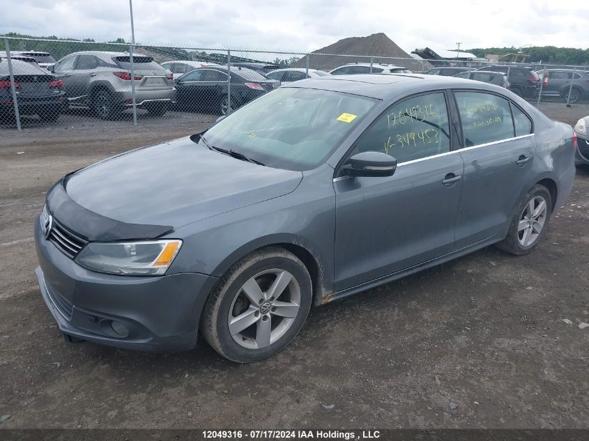 2012 Volkswagen Jetta Sedan VIN: 3VWWL7AJ4CM349453 Lot: 12049316