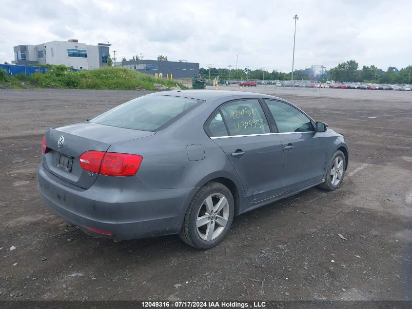 2012 Volkswagen Jetta Sedan VIN: 3VWWL7AJ4CM349453 Lot: 12049316