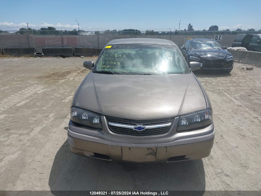 2002 Chevrolet Impala VIN: 2G1WF52E129209988 Lot: 12049321