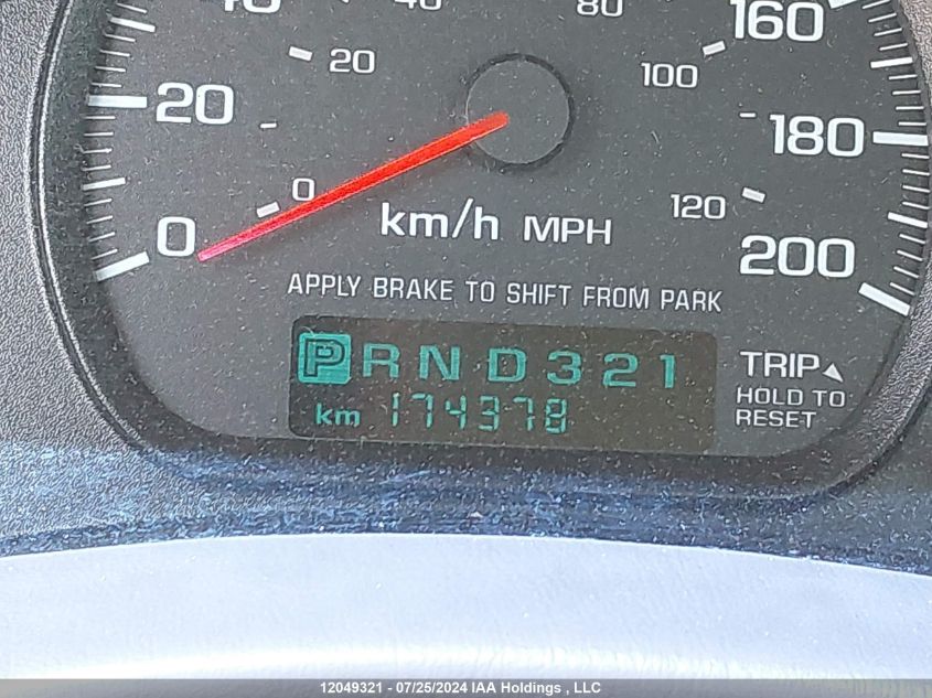 2002 Chevrolet Impala VIN: 2G1WF52E129209988 Lot: 12049321