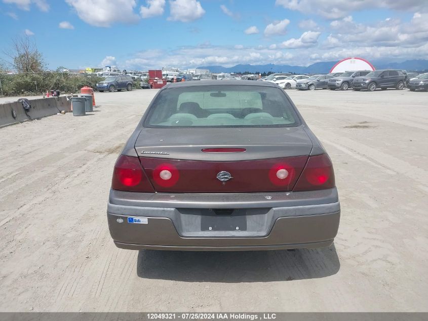 2002 Chevrolet Impala VIN: 2G1WF52E129209988 Lot: 12049321
