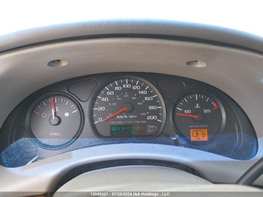 2002 Chevrolet Impala VIN: 2G1WF52E129209988 Lot: 12049321