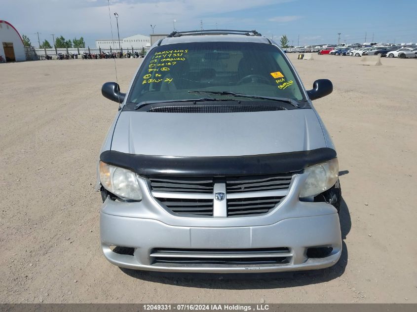 2005 Dodge Caravan Se VIN: 1D4GP25R75B261167 Lot: 12049331