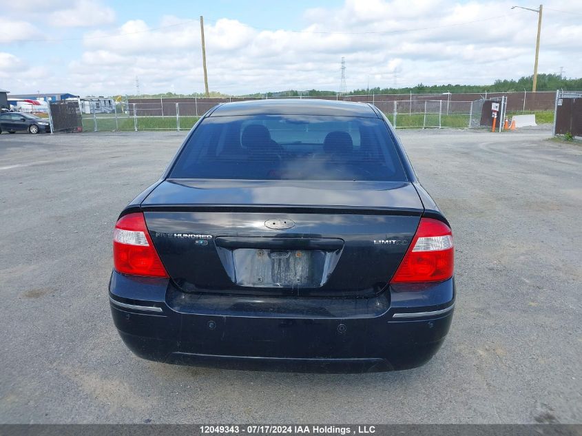 2006 Ford Five Hundred Limited VIN: 1FAHP28106G100015 Lot: 12049343