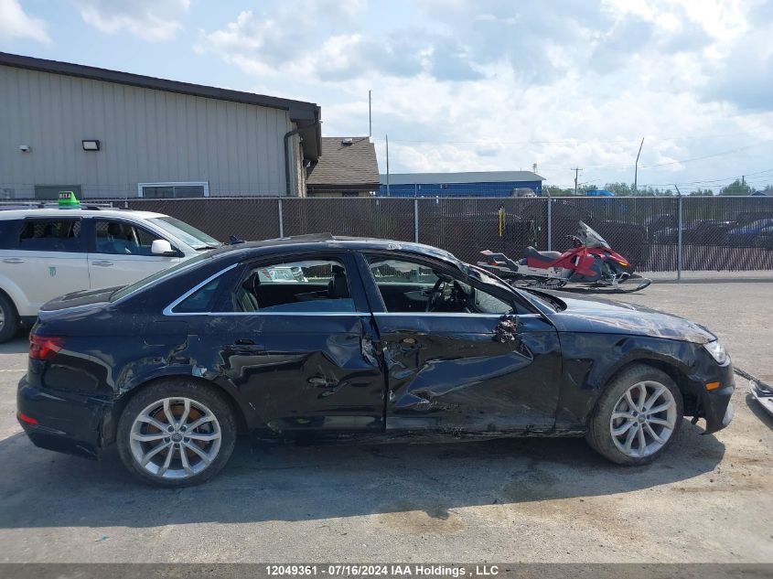2018 Audi A4 Progressiv VIN: WAUBNAF44JN004810 Lot: 12049361