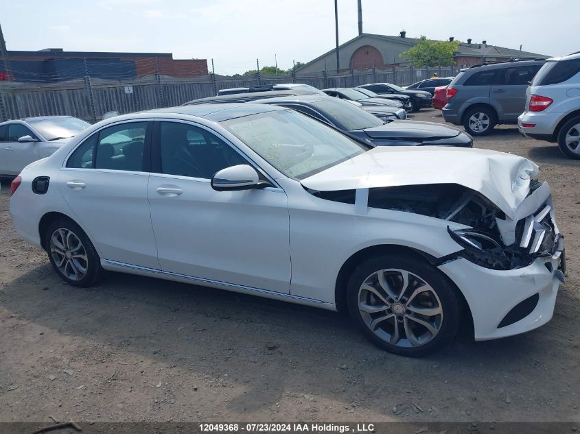 2016 Mercedes-Benz C-Class VIN: 55SWF4KB8GU167490 Lot: 12049368