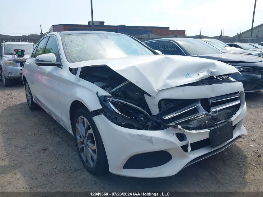 2016 Mercedes-Benz C-Class VIN: 55SWF4KB8GU167490 Lot: 12049368