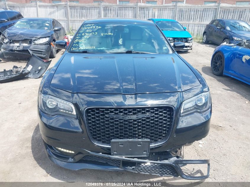 2021 Chrysler 300 S VIN: 2C3CCAGG8MH596073 Lot: 12049376