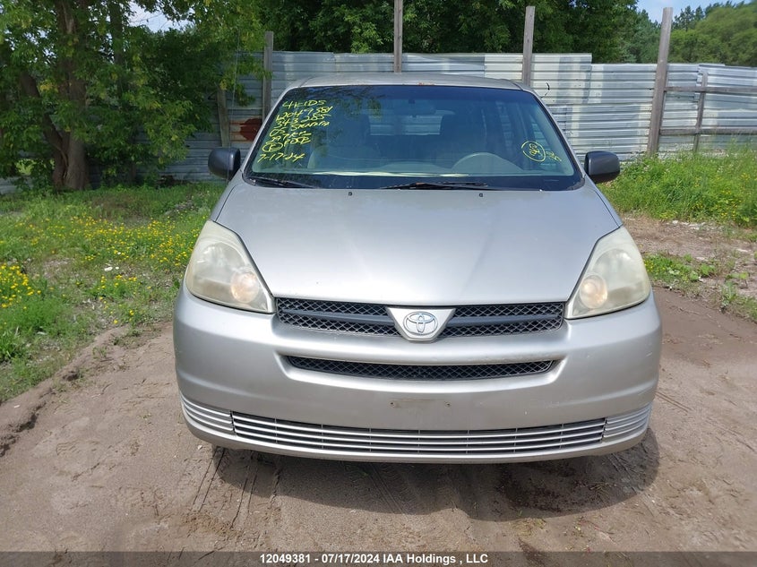 2005 Toyota Sienna Ce VIN: 5TDZA29CX5S343285 Lot: 12049381
