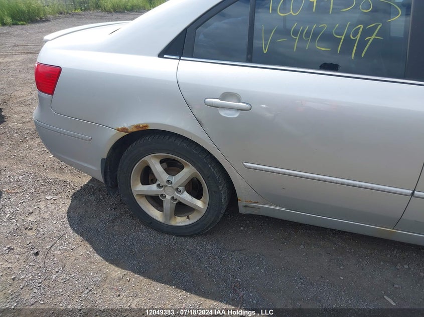 2009 Hyundai Sonata Gls VIN: 5NPET46F79H442497 Lot: 12049383