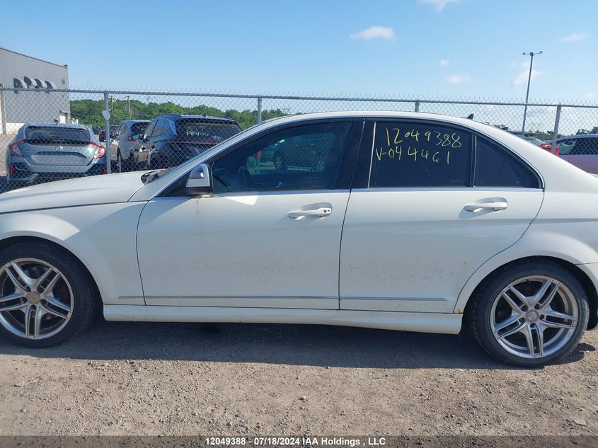 2008 Mercedes-Benz C 300 4Matic VIN: WDDGF81X48F044461 Lot: 12049388