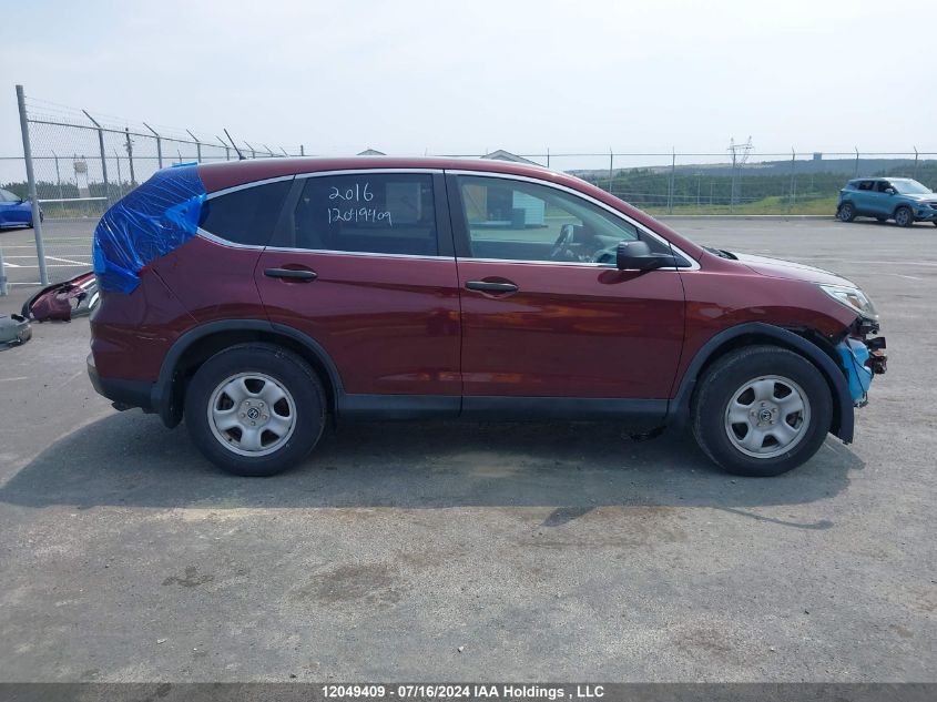 2016 Honda Cr-V VIN: 2HKRM4H34GH127722 Lot: 12049409