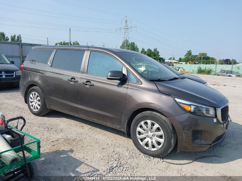 2017 Kia Sedona VIN: KNDMA5C11H6290340 Lot: 12049415