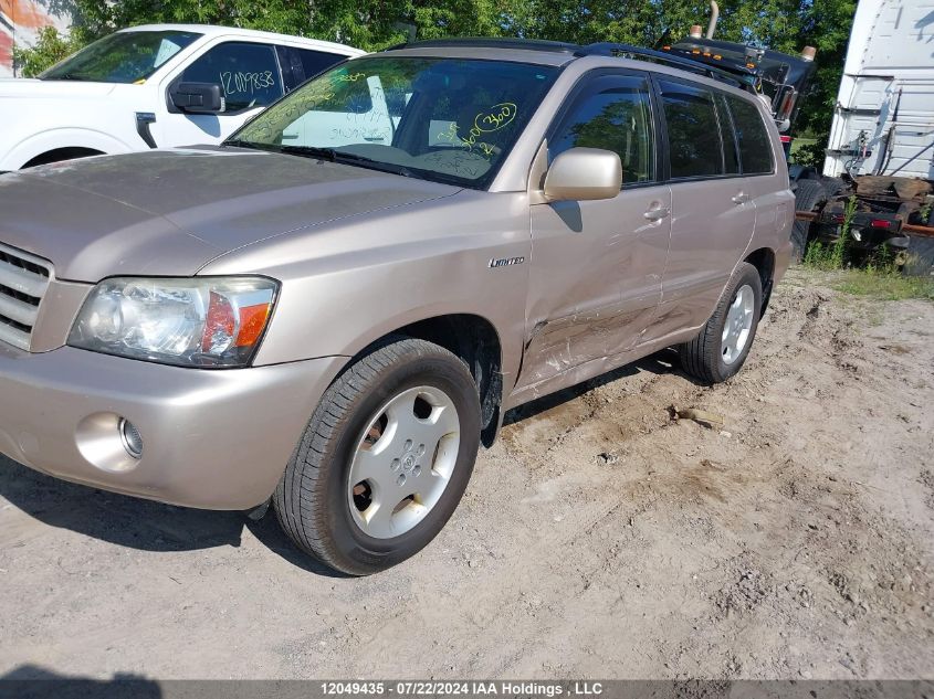 2006 Toyota Highlander Limited VIN: JTEEP21A460137581 Lot: 12049435
