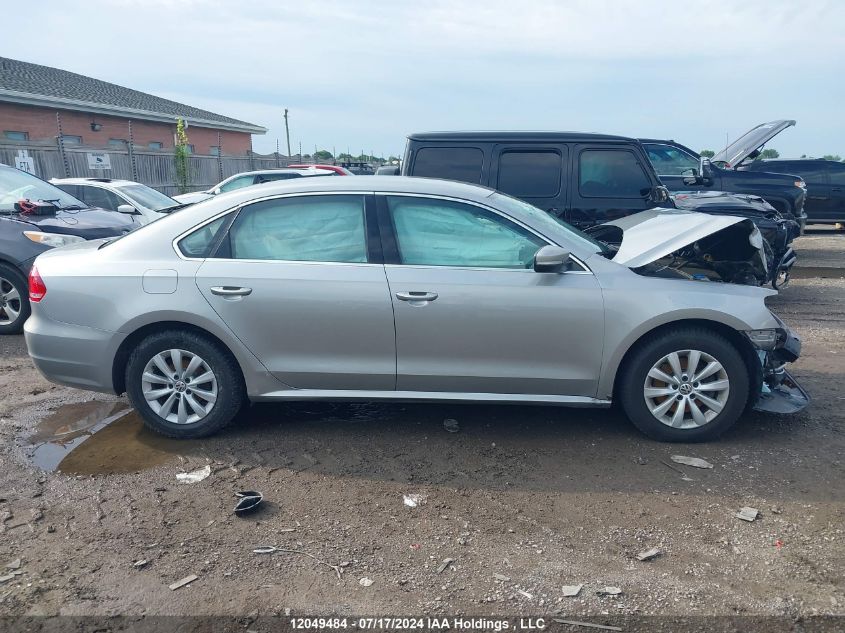 2014 Volkswagen Passat VIN: 1VWAH7A32EC013107 Lot: 12049484