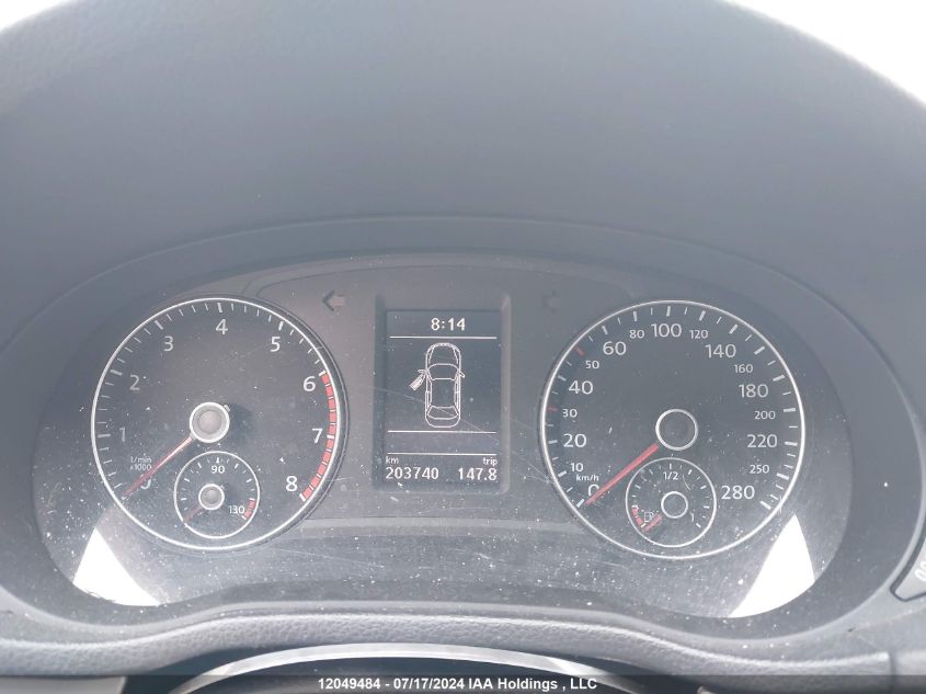 2014 Volkswagen Passat VIN: 1VWAH7A32EC013107 Lot: 12049484