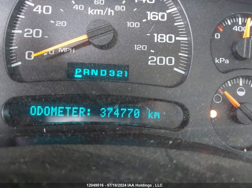 2003 GMC Sierra 2500Hd VIN: 1GTHK29133E140698 Lot: 12049516