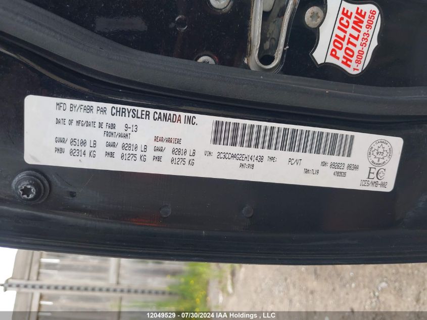 2014 Chrysler 300 VIN: 2C3CCAAG2EH141438 Lot: 12049529